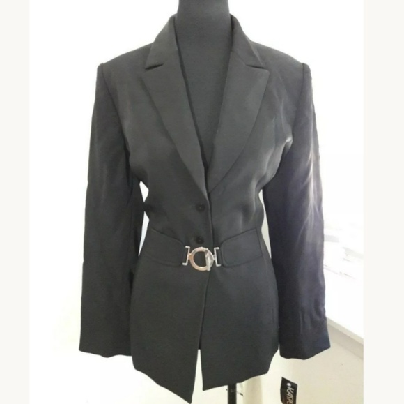 Kasper Jackets & Blazers - NWT Kasper ASL Black Hip Length Blazer Size 12